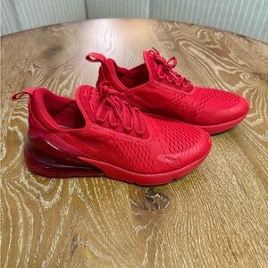 Nike Crimson Air Max 270 Sneakers triple red